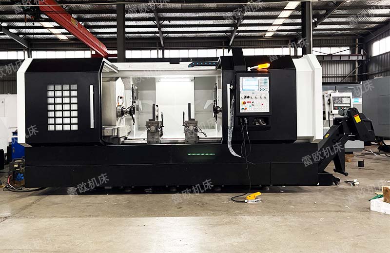 ZXS200-1200双刀库铣端面打中心孔机床